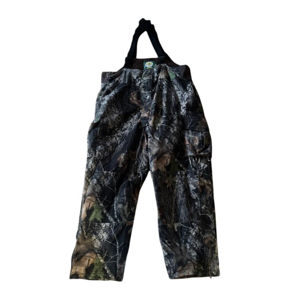 Cabela’s Dry Plus Insulated Camo Bib Overalls Mens 2XL Hunting Waterproof